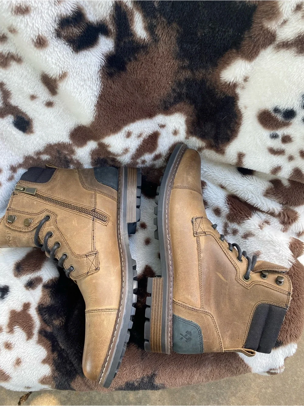 Outpost Makers Men's Brown Leather Lace-Up Boots